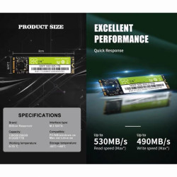 256GB SSD SATA M.2 NGFF BM Key Form Factor 2280